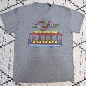 Y2K-Style Mister Rogers Neighborhood Trolley T-Shirt
